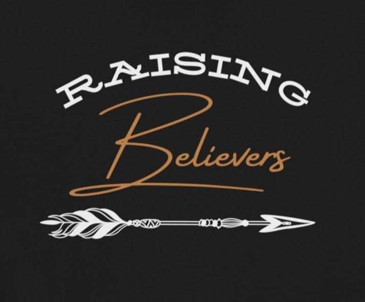 Raising Believers, Christian Sweatshirt for Moms, Boho Style Christian Shirt, Gift for Mothers