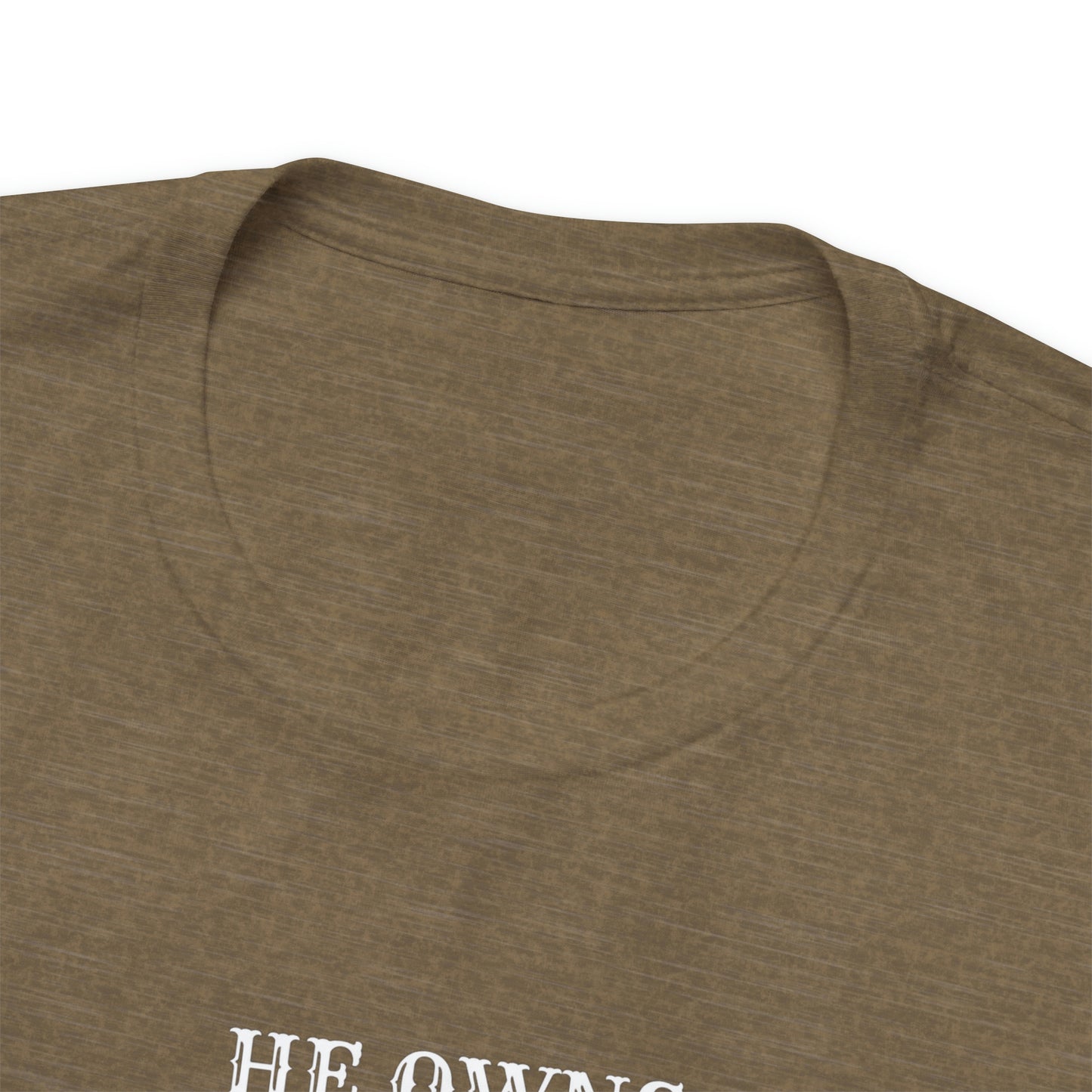 Christian Western-style T-shirt, He Owns the Cattle on a Thousand Hills, Psalm 50:10, Boho-style Christian Tee