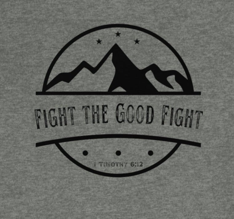 Fight the Good Fight, Unisex Jersey Short Sleeve Tee, 1 Timothy 6:12, Christian t-shirt